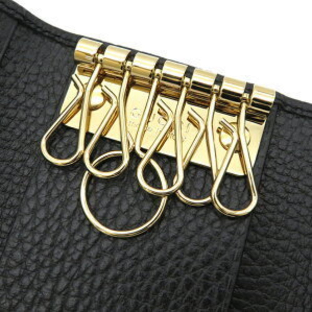 GUCCI key case GG Marmont rows leather black Petit - Picture 6 of 8